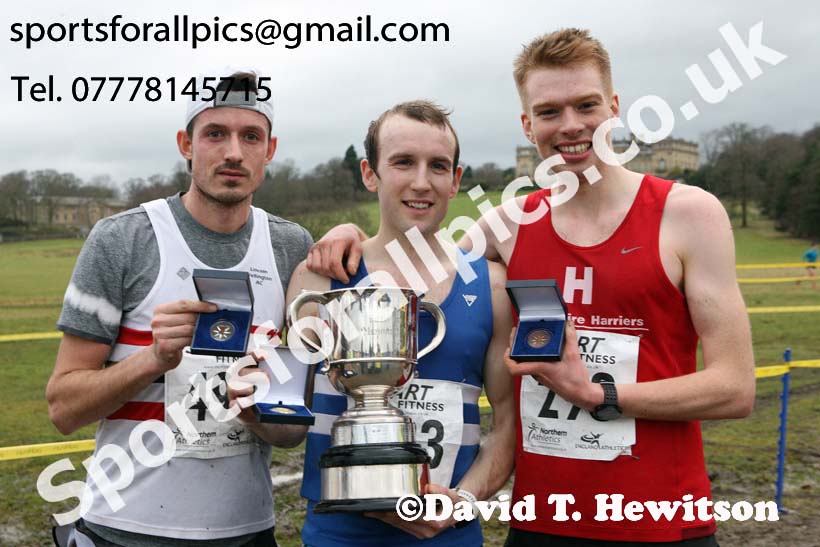 Senior men, 2018 Northern Cross Country Champs., Harewood House, Leeds. Photo: David T. Hewitson/Sports for All Pics